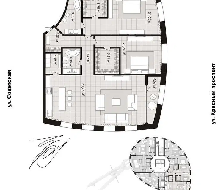 Продаётся студия, 171 м²
