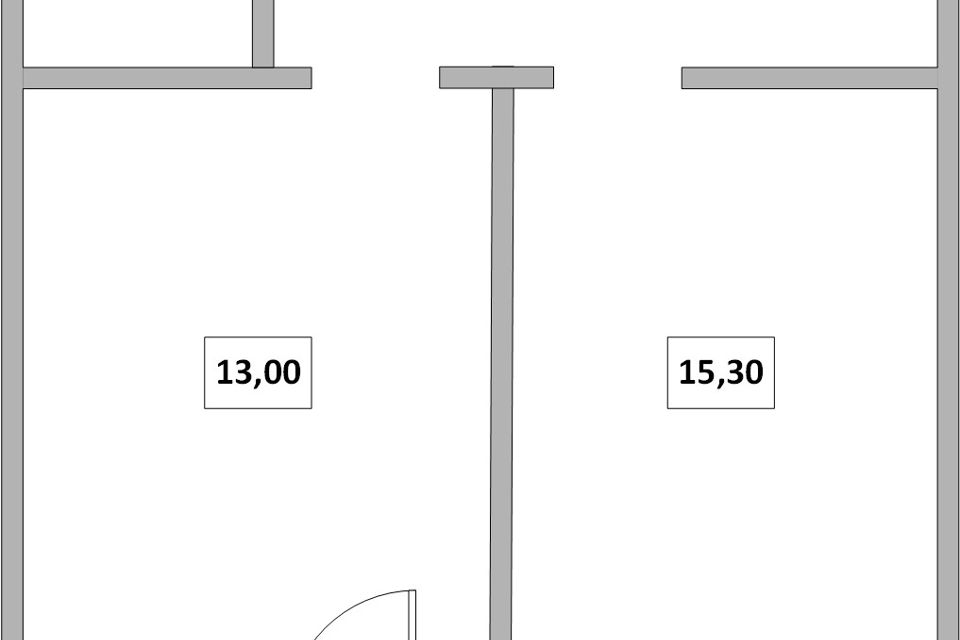 Продаётся 1-комнатная квартира, 41.7 м²