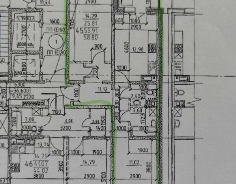 Продаётся 2-комнатная квартира, 58.8 м²