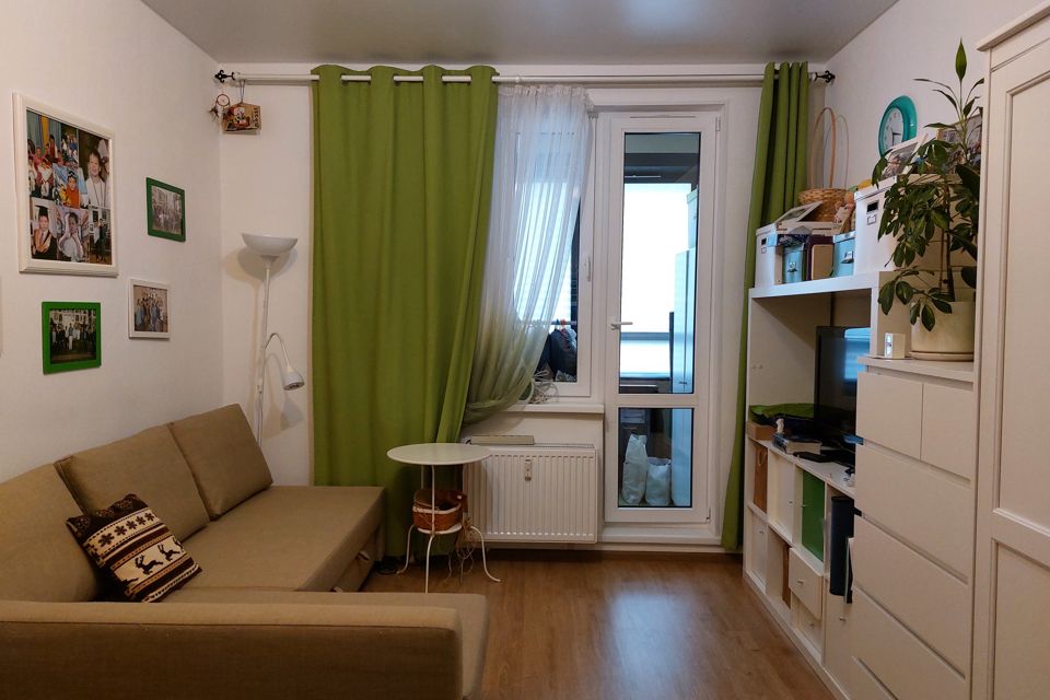 Продаётся 1-комнатная квартира, 34.6 м²