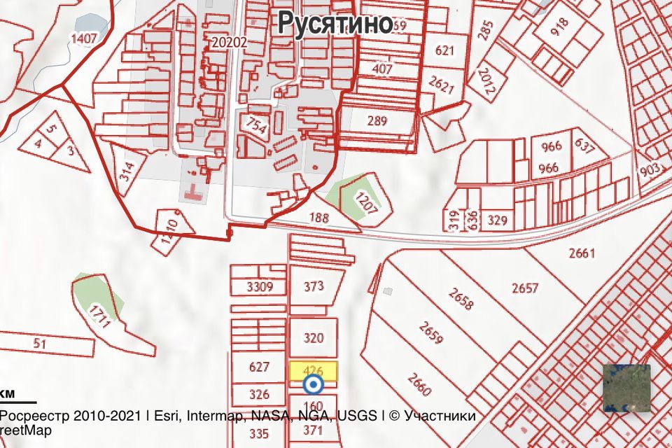 Русятино заокский район тульской области карта