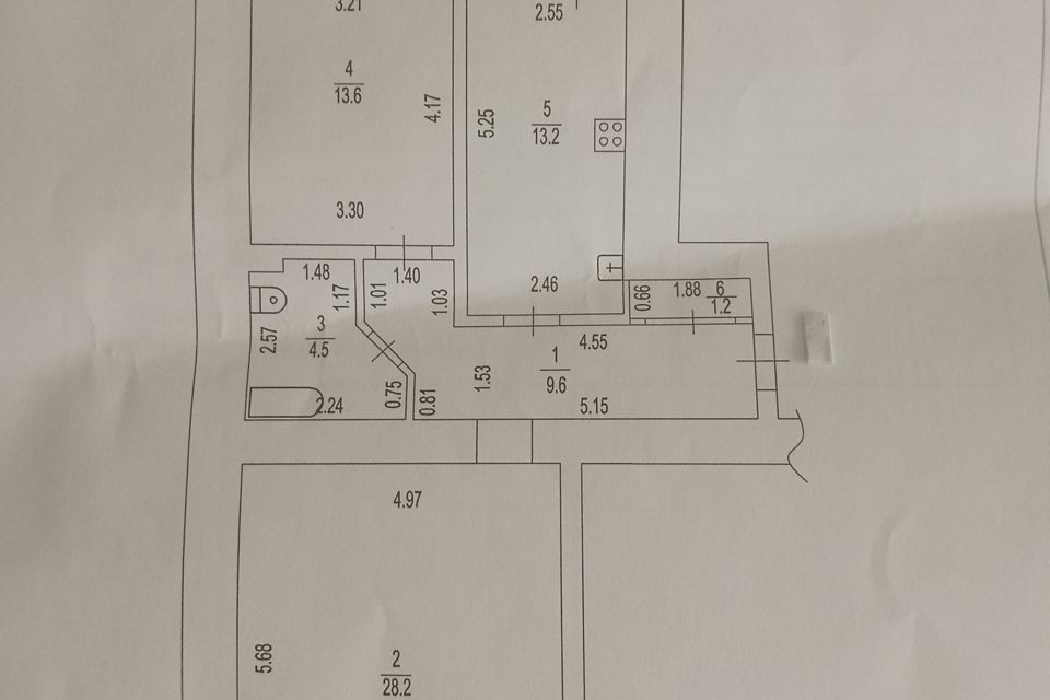 Продаётся 2-комнатная квартира, 72.7 м²