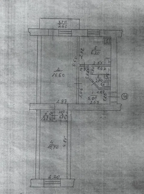 Продаётся 2-комнатная квартира, 44 м²