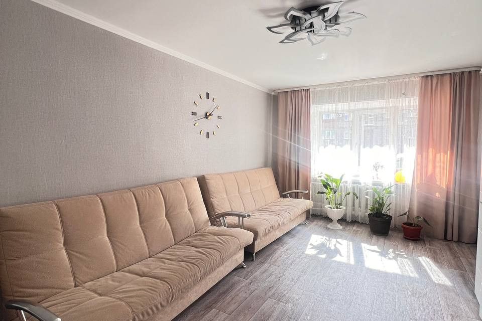 Продаётся 3-комнатная квартира, 62 м²