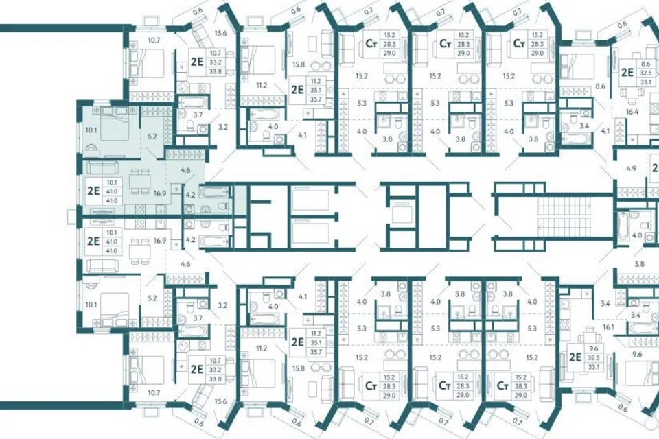 Продаётся 1-комнатная квартира, 41 м²
