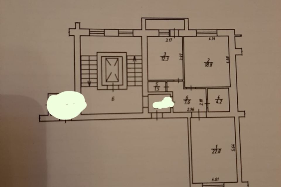 Продаётся 2-комнатная квартира, 67.2 м²