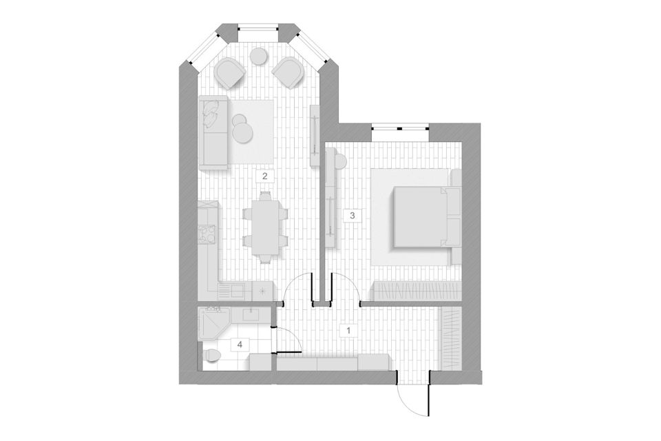 Продаётся 2-комнатная квартира, 63.4 м²