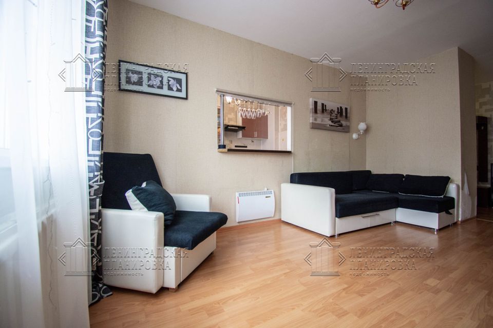 Продаётся 1-комнатная квартира, 39 м²