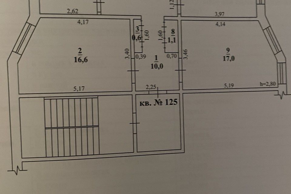 Продаётся 3-комнатная квартира, 68.5 м²