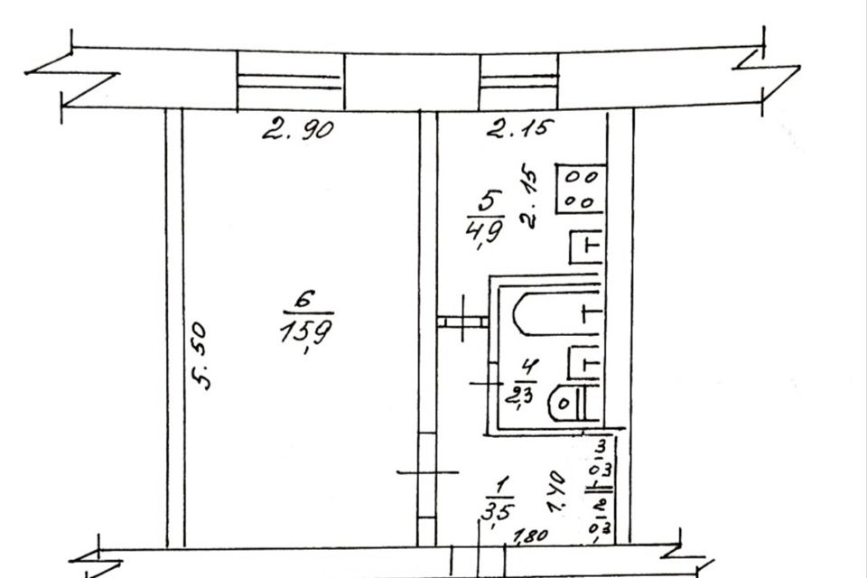 Продаётся 1-комнатная квартира, 27.2 м²