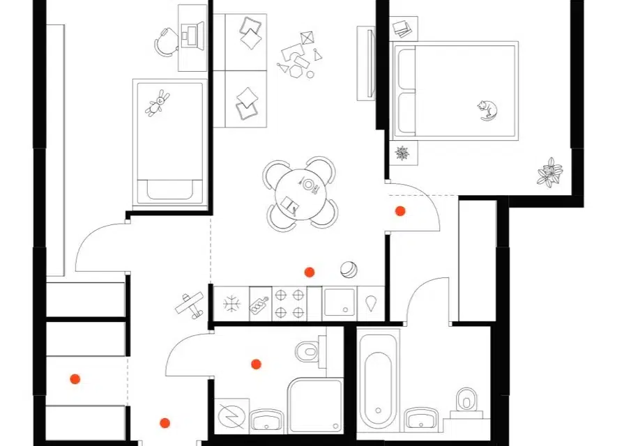 Продаётся 2-комнатная квартира, 51.9 м²