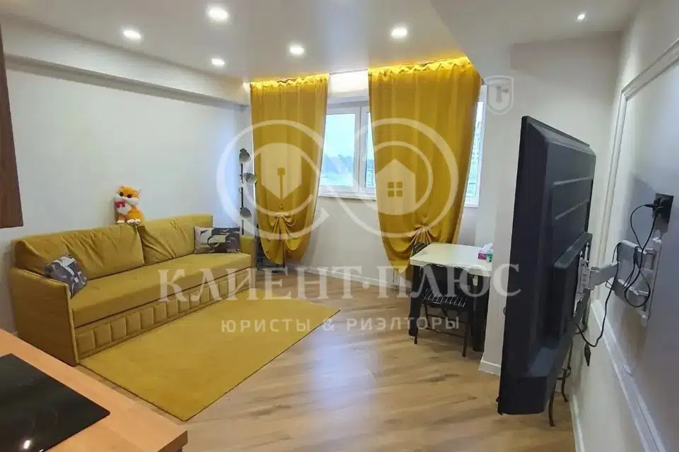 Продаётся 1-комнатная квартира, 38.3 м²