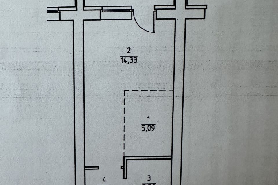 Продаётся студия, 25.5 м²