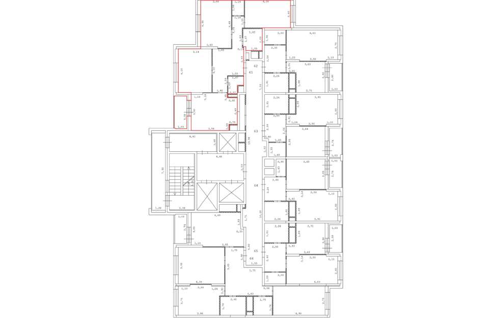 Продаётся 3-комнатная квартира, 71 м²