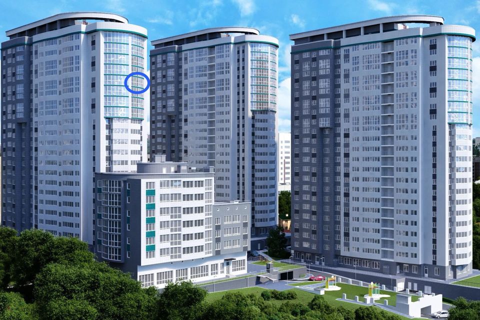 Продаётся 2-комнатная квартира, 56.8 м²