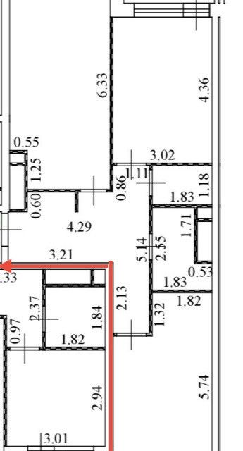 Продаётся 2-комнатная квартира, 65.6 м²