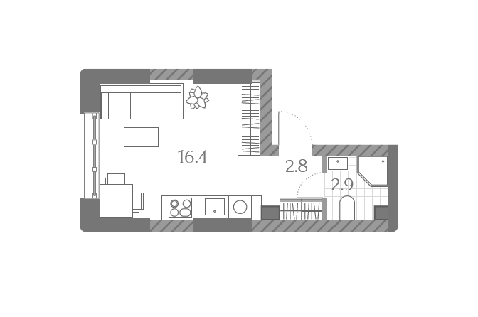 Продаётся студия, 22.1 м²