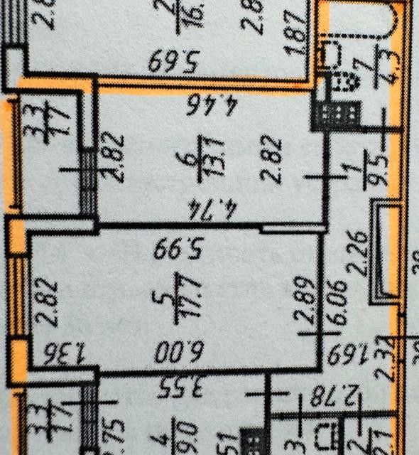 Продаётся 2-комнатная квартира, 58.3 м²