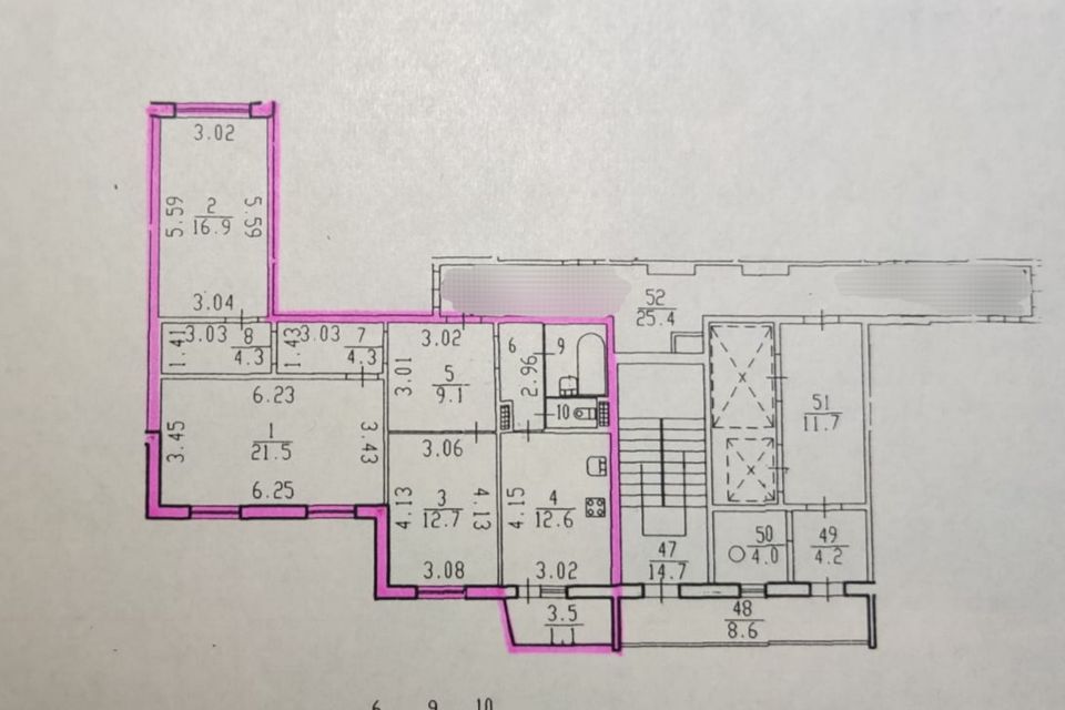 Продаётся 3-комнатная квартира, 90 м²