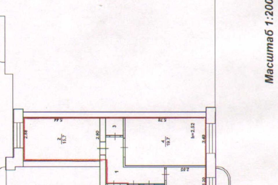 Продаётся 2-комнатная квартира, 59.4 м²