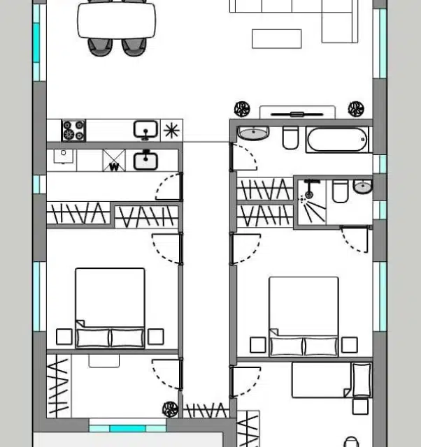 Продаётся 1-этажный дом, 110 м²
