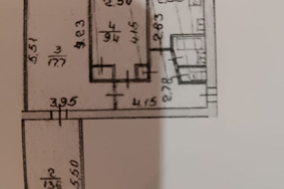 Продаётся 3-комнатная квартира, 57 м²