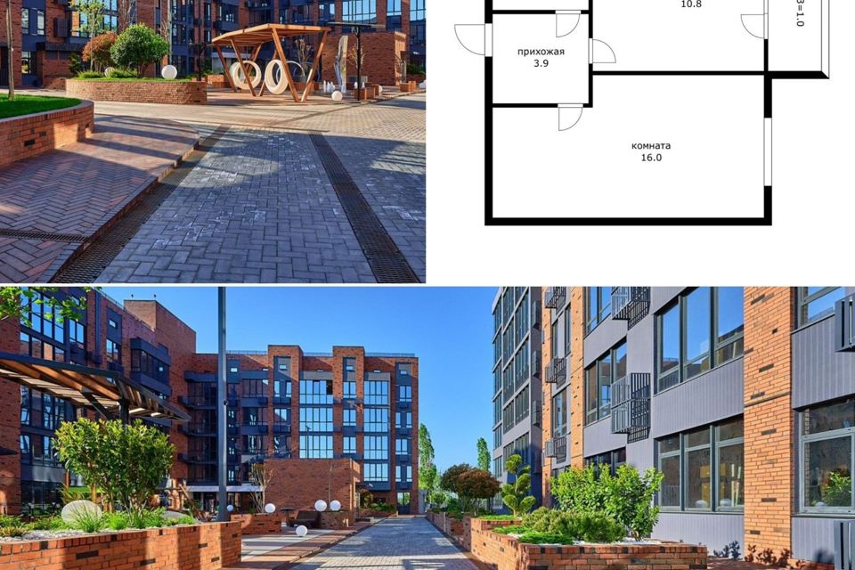 Продаётся 1-комнатная квартира, 35.4 м²