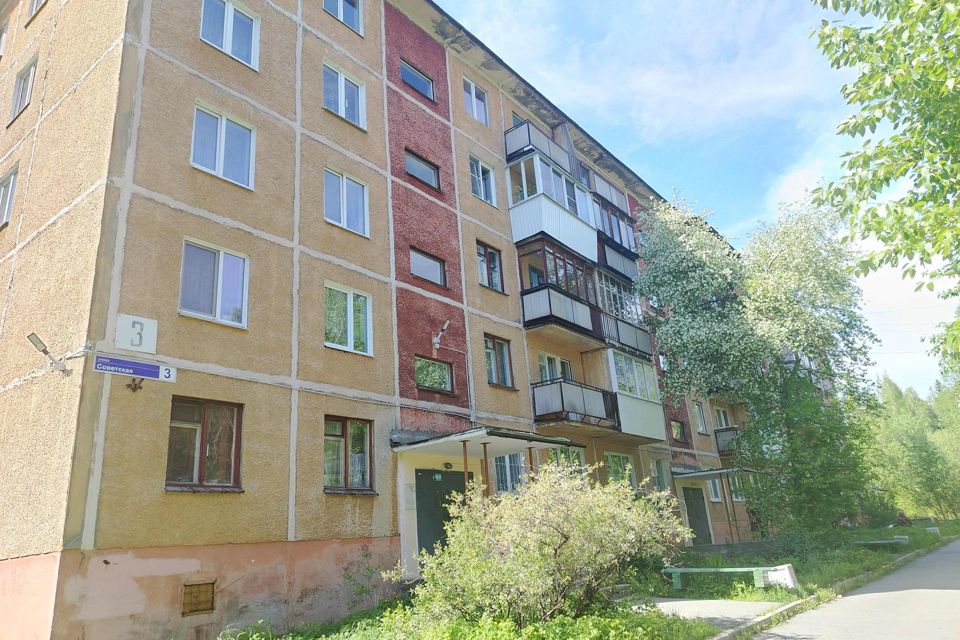 Продаётся 3-комнатная квартира, 61 м²