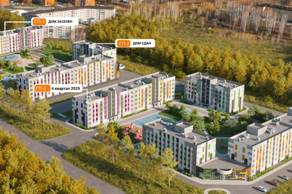 Продаётся 1-комнатная квартира, 36.84 м²