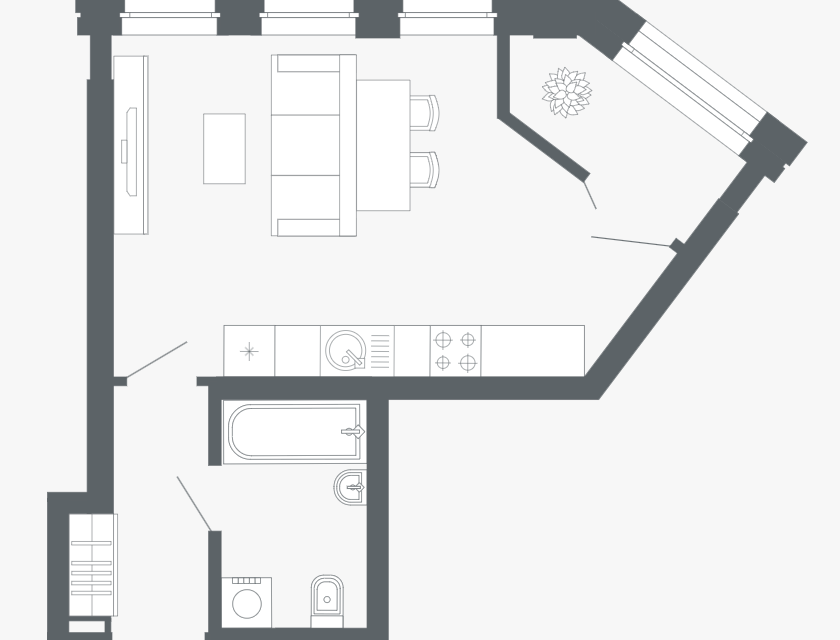 Продаётся студия, 34.7 м²