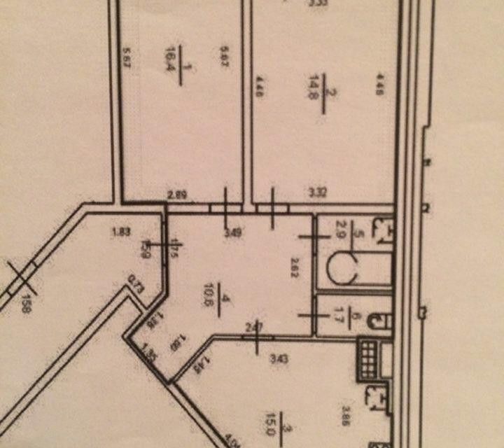 Продаётся 2-комнатная квартира, 61.4 м²