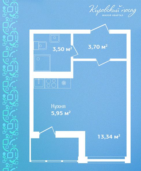 Продаётся студия, 26.5 м²