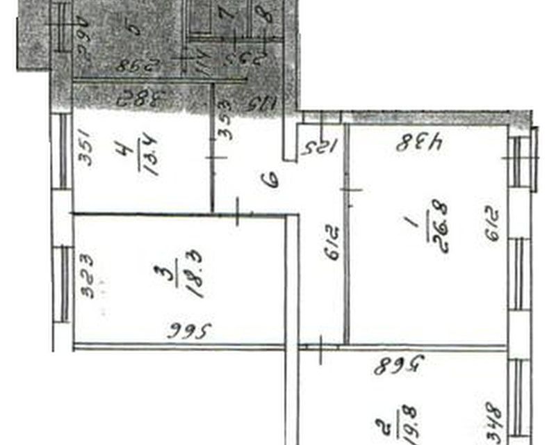 Продаётся 4-комнатная квартира, 108.4 м²