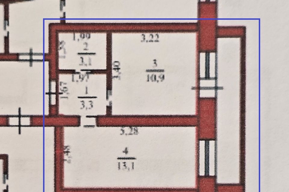 Продаётся 1-комнатная квартира, 30.4 м²