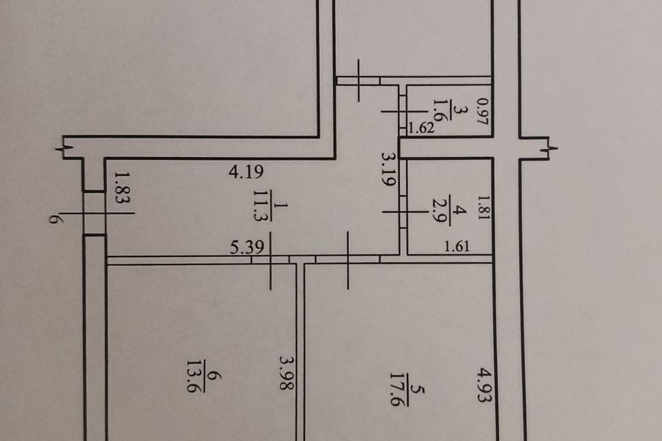 Продаётся 2-комнатная квартира, 60.9 м²