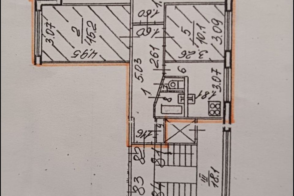 Продаётся 4-комнатная квартира, 74 м²
