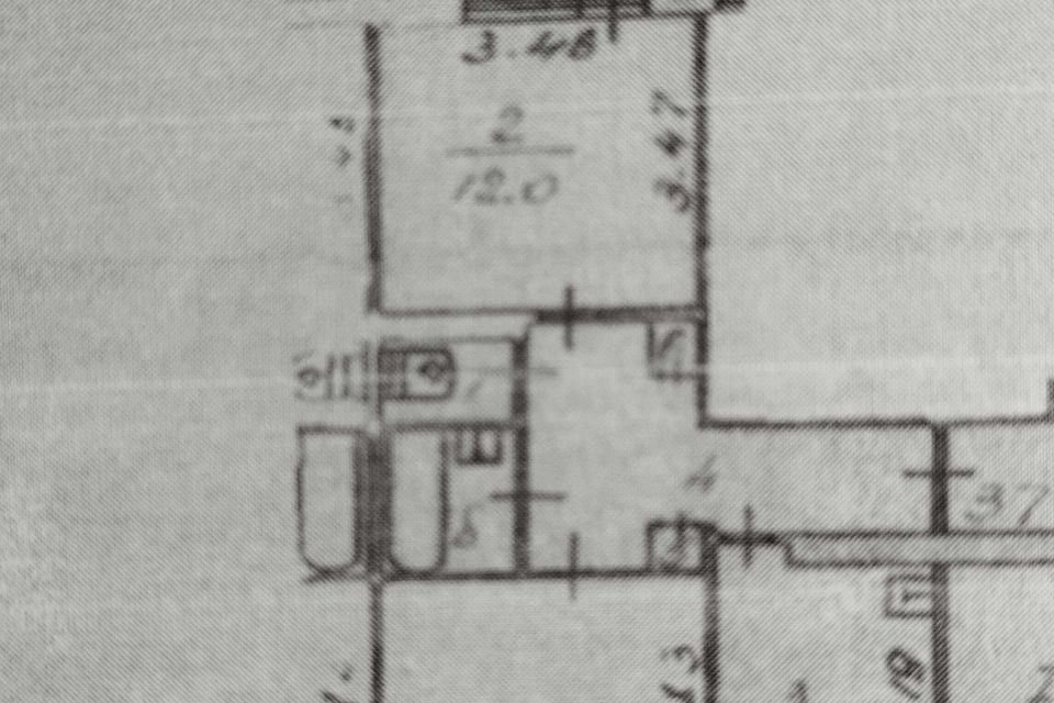Продаётся 2-комнатная квартира, 42.2 м²