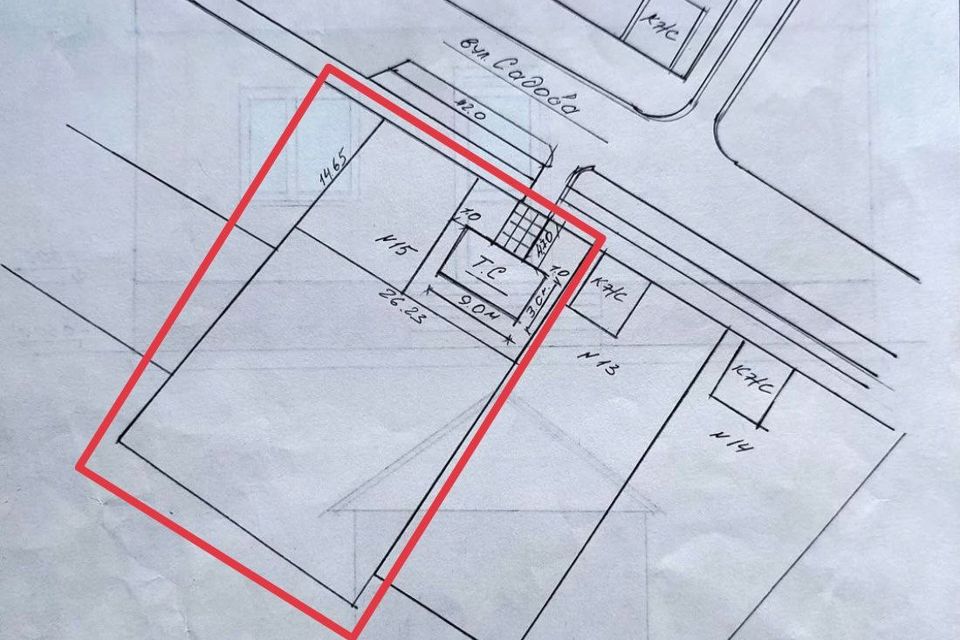 Продаётся земельный участок, 13 сот.