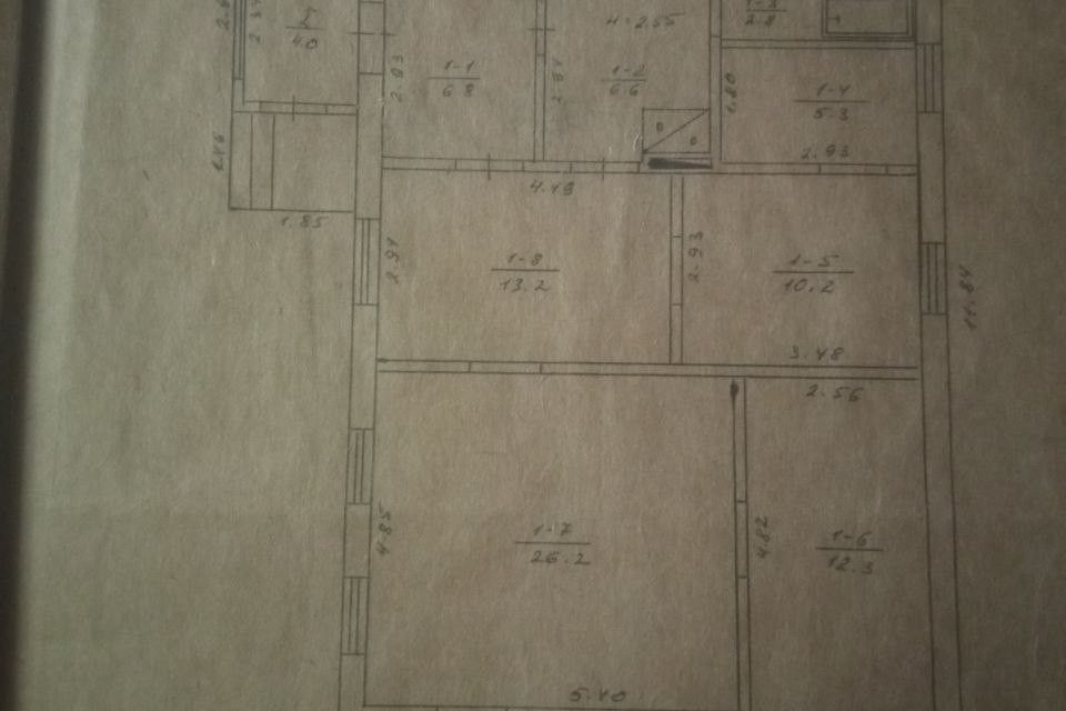 Продаётся 1-этажный дом, 105 м²