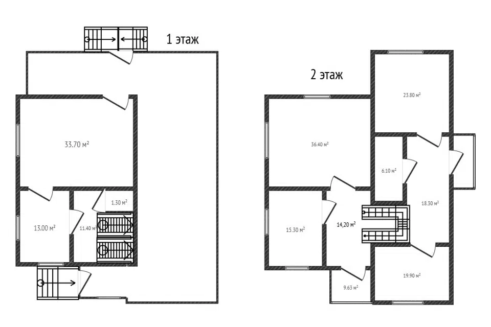 Продаётся 2-этажный дом, 124.2 м²