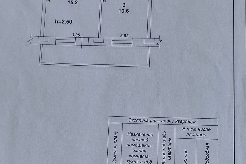Продаётся 1-комнатная квартира, 38.1 м²