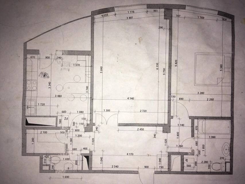 Продаётся 2-комнатная квартира, 79.3 м²