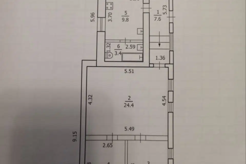 Продаётся 2-этажный дом, 65 м²