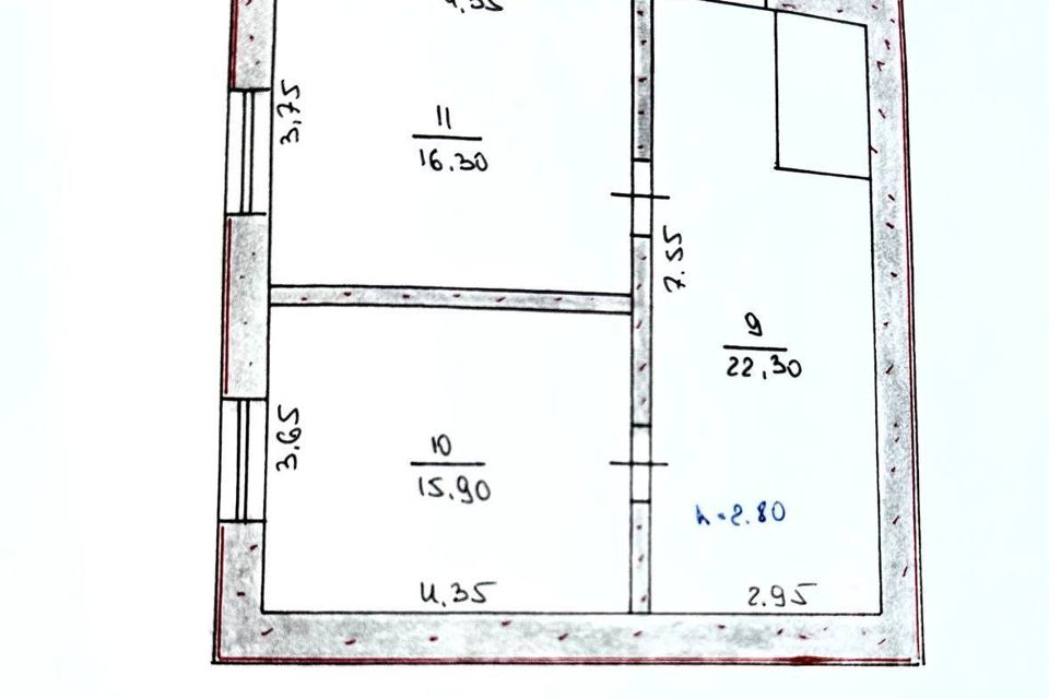 Продаётся 2-этажный дом, 152 м²