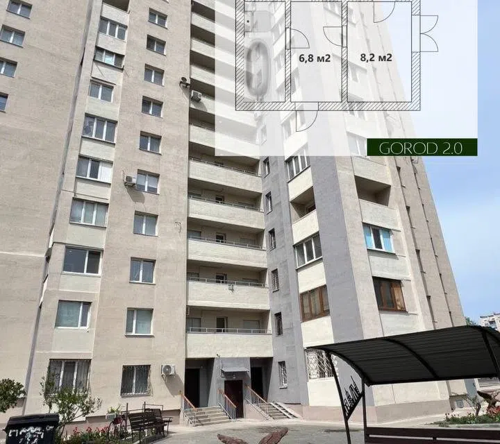 Продаётся 2-комнатная квартира, 52 м²