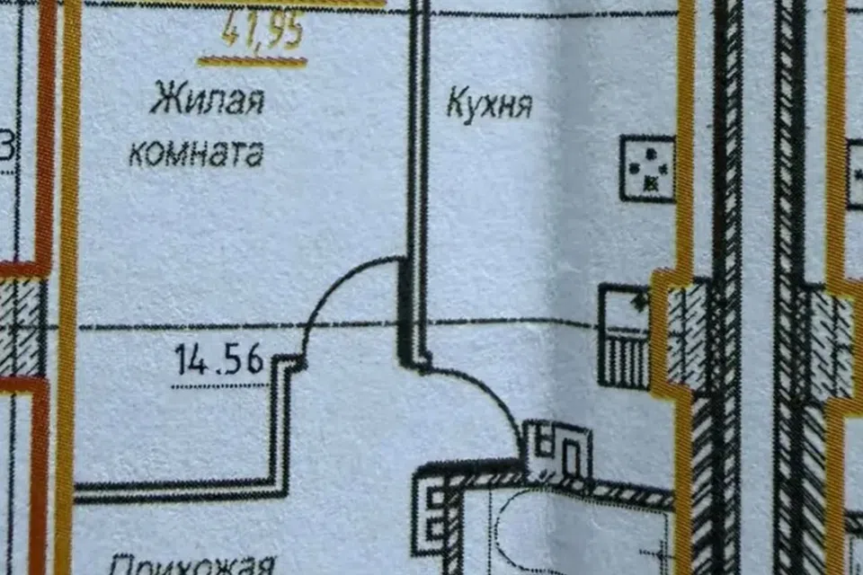 Продаётся 1-комнатная квартира, 41 м²