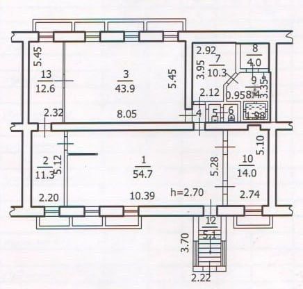 Продаётся помещение своб. назначения, 168 м²