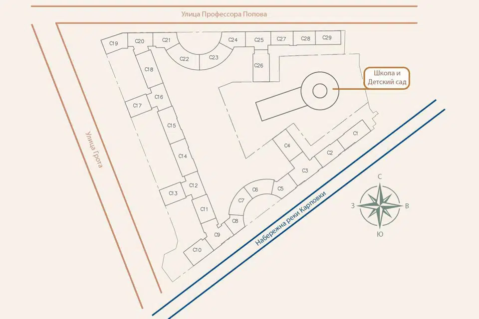 Продаётся 2-комнатная квартира, 69.22 м²