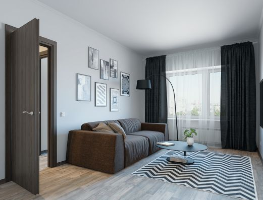 Продаётся 1-комнатная квартира, 34 м²