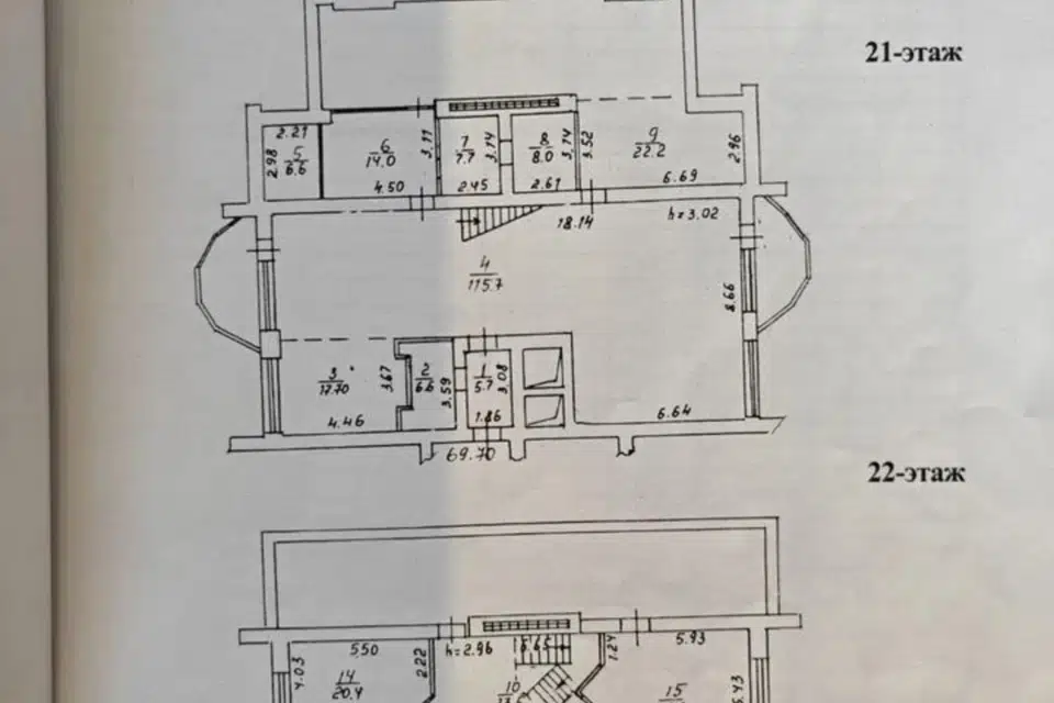 Продаётся 4-комнатная квартира, 522 м²